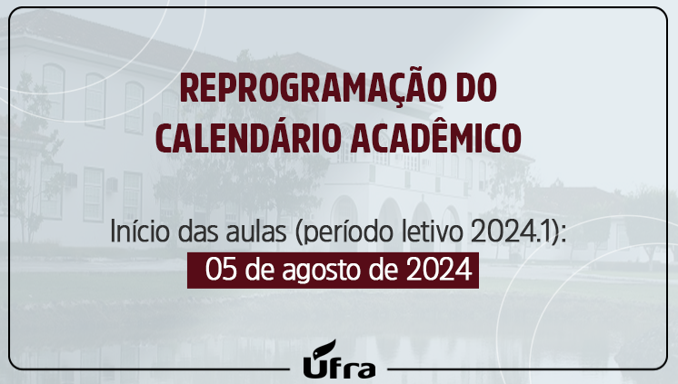 Reprogramação Calendário Acadêmico